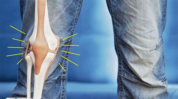 zafi a cikin gwiwa gwiwa